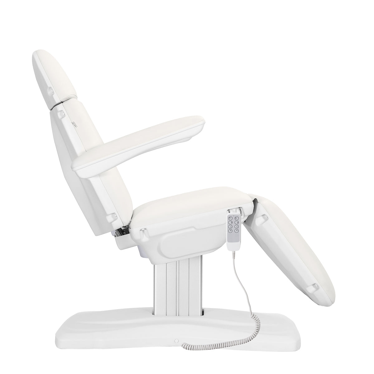 FOTEL KOSMETYCZNY ELEKTR. ECLIPSE 4 SILN. BIAŁY