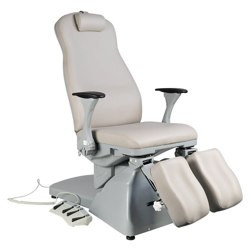 FOTEL PODOLOGICZNY ELEKTR. AZZURRO 883 3 SILN. SZARY