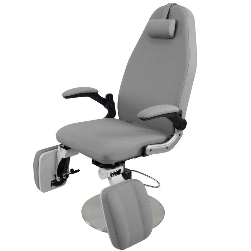 FOTEL PODOLOGICZNY HYDRAULICZNY AZZURRO 713A SZARY