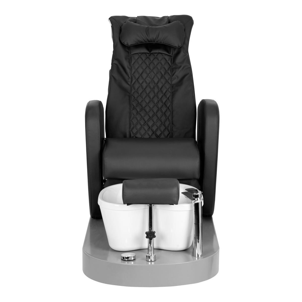 FOTEL SPA DO PEDICURE AZZURRO 016C CZARNY Z MASAŻEM PLECÓW I HYDROMASAŻEM