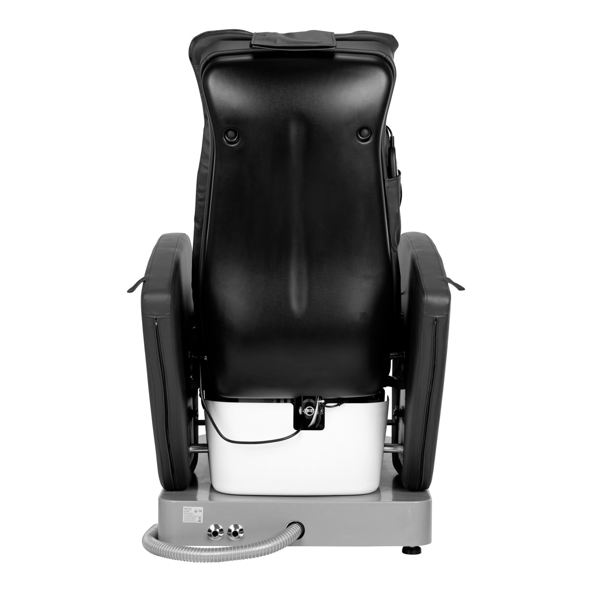 FOTEL SPA DO PEDICURE AZZURRO 016C CZARNY Z MASAŻEM PLECÓW I HYDROMASAŻEM