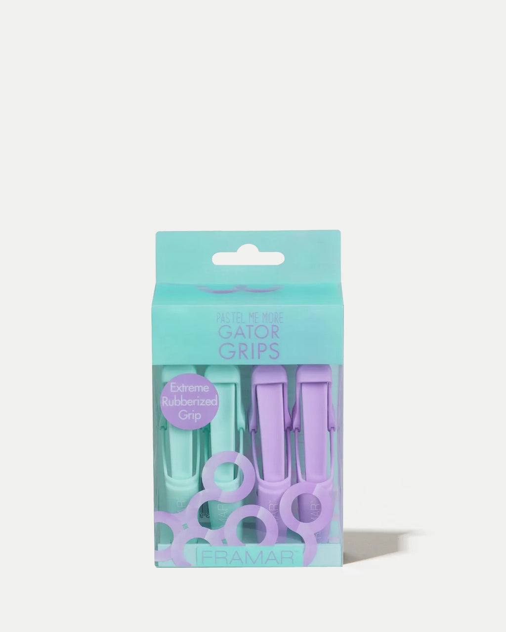 Framar - Klipsy do Włosów Gator Grips Pastel Me More 4szt