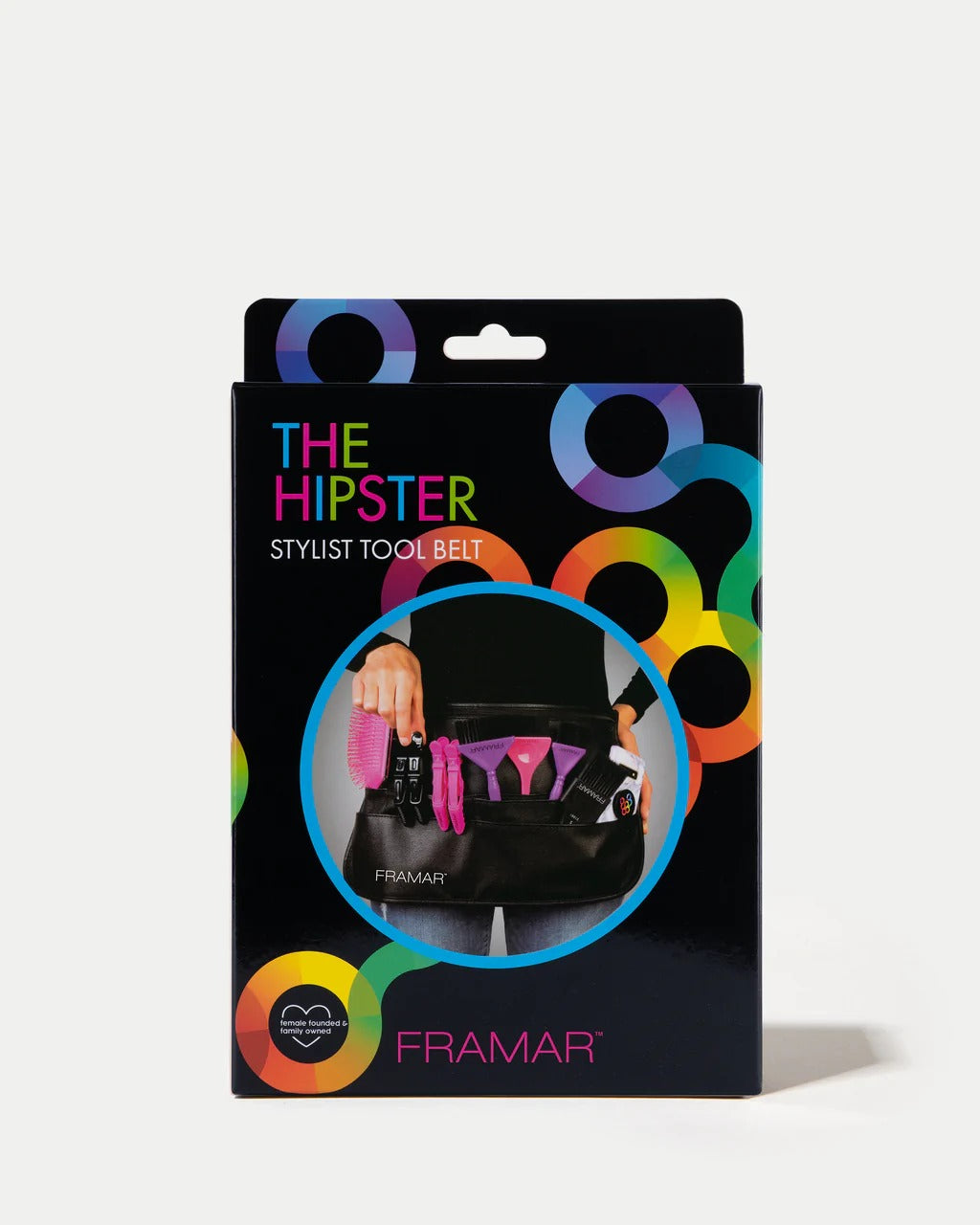 Framar The Hipster Toolbelt - Przybornik Fryzjerski na Pasku Czarny