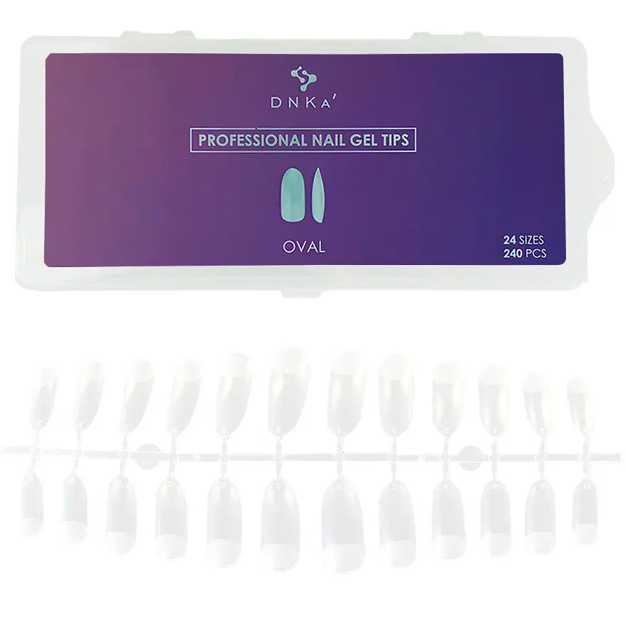 DNKa Formy Do Paznokci Professional Nail Gel Tips Oval, 240pcs