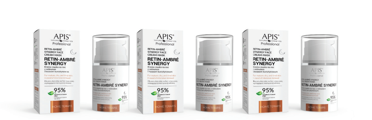 Apis Zestaw Kremo-Masek Na Noc Z Retinolem 3 Sztuki