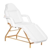 Fotel Kosmetyczny SILLON 211 gold pro biały