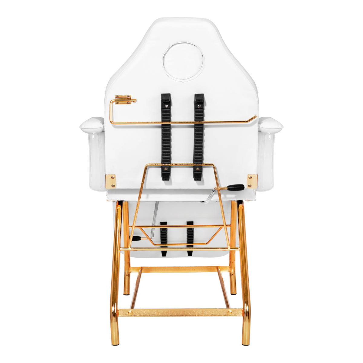 Fotel Kosmetyczny SILLON 211 gold pro biały