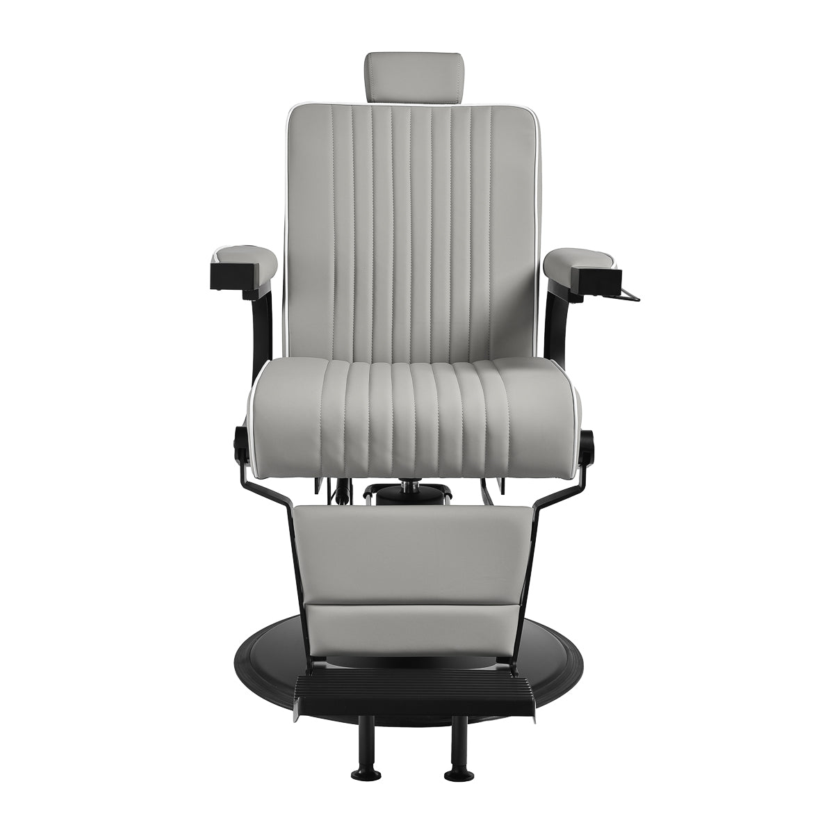 Fotel barberski Gabbiano Levi szary
