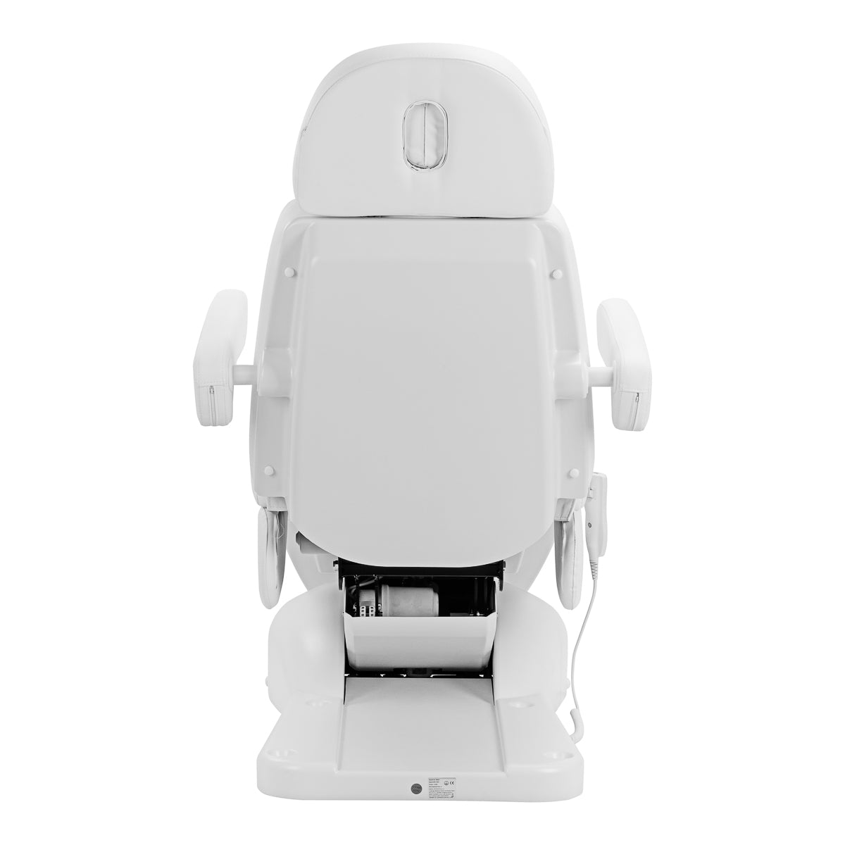 Fotel kosmetyczny elektr. Azzurro Lux 3m pedi biały