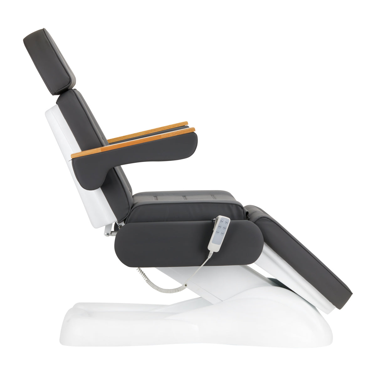 Fotel kosmetyczny elektryczny SILLON Lux 273b 3sil. v2 szary