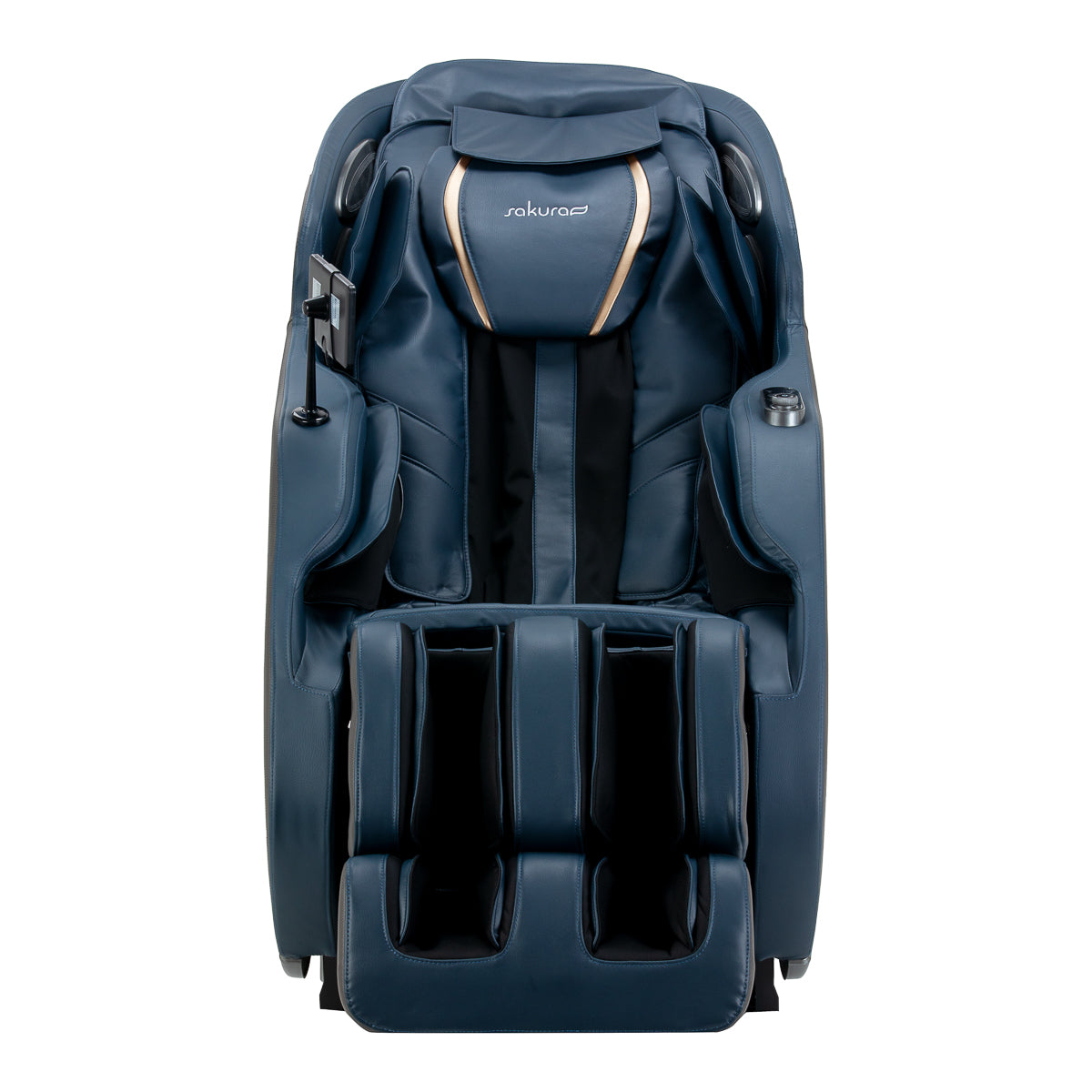 Fotel masujący Sakura Maximus 809 3D szaro niebieski