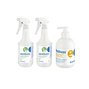 Medilab Mediquick Do Dezynfekcji Powierzchni Ze Spryskiwaczem 1L 2 Sztuki + Krem Mediwax 330ml Gratis