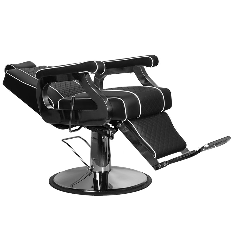 GABBIANO FOTEL BARBERSKI PAULO CZARNY