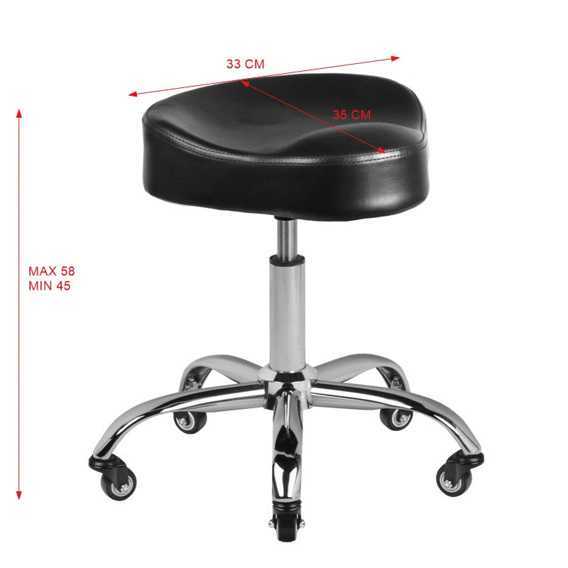GABBIANO TABORET FRYZJERSKI A450 CZARNY