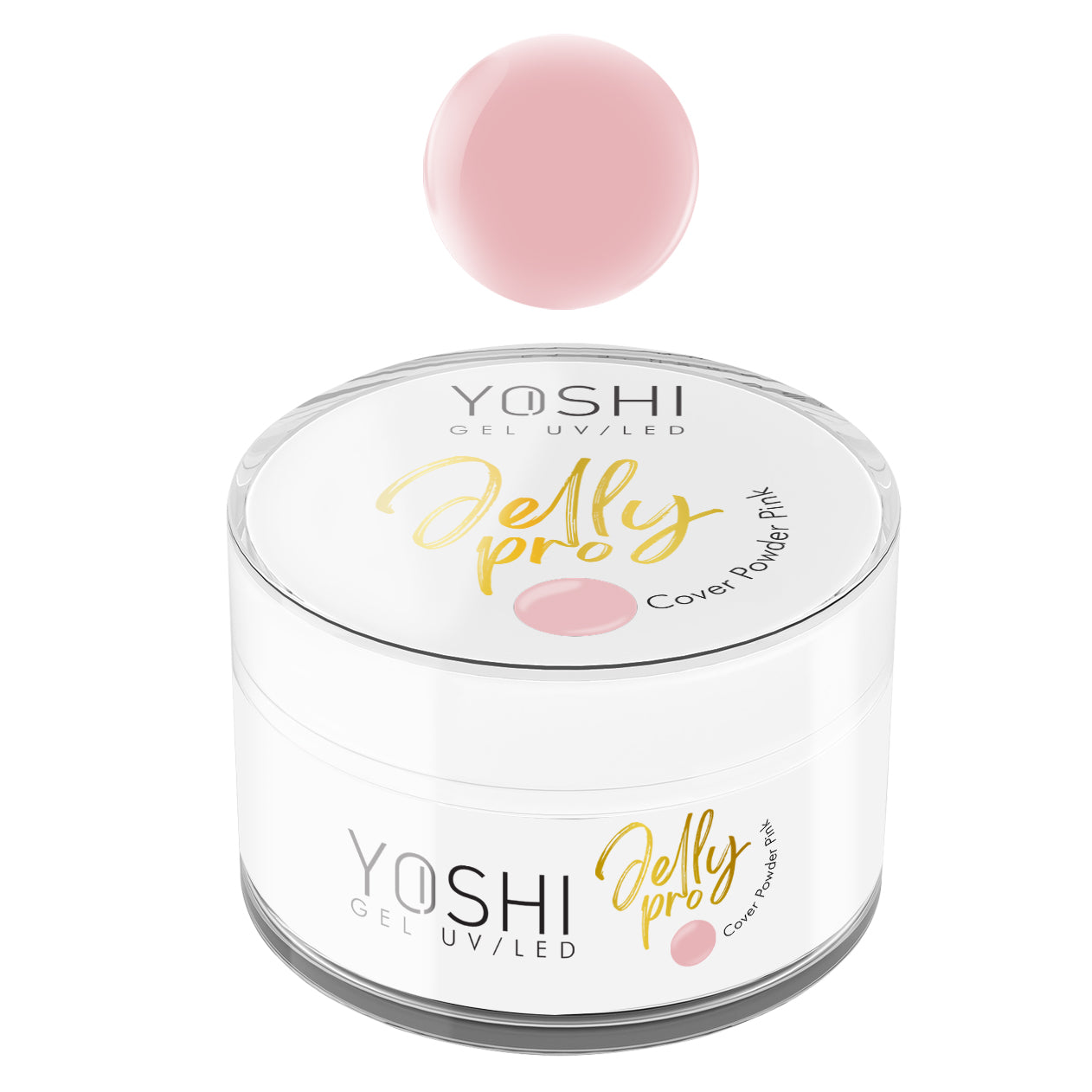 Yoshi - Żel Budujący UV/LED Jelly Pro Cover Powder Pink 50ml