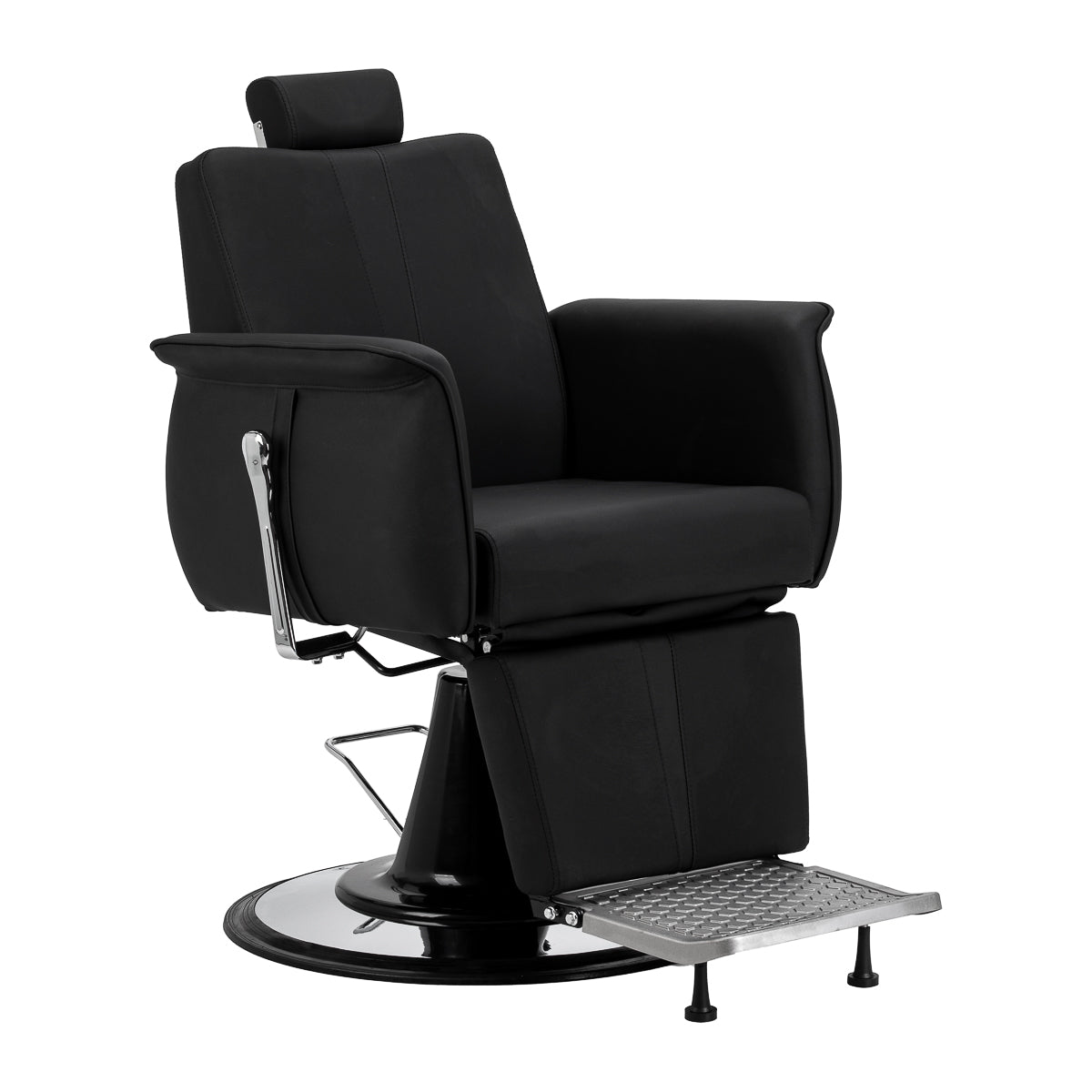 Gabbiano Fotel barberski Athena Czarny