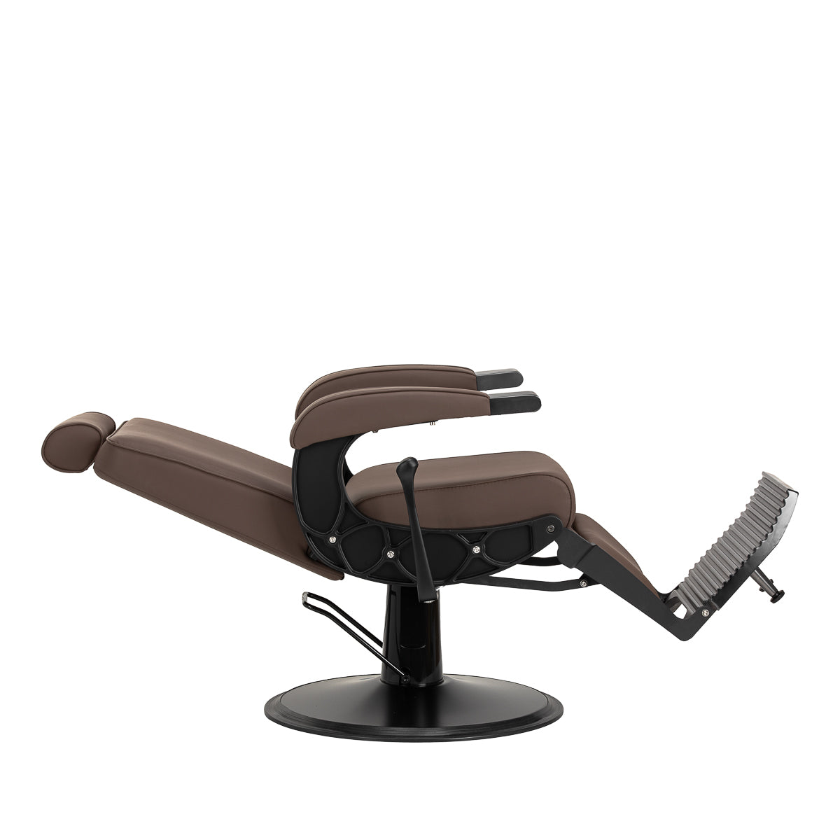 Gabbiano fotel barberski Continental brązowy