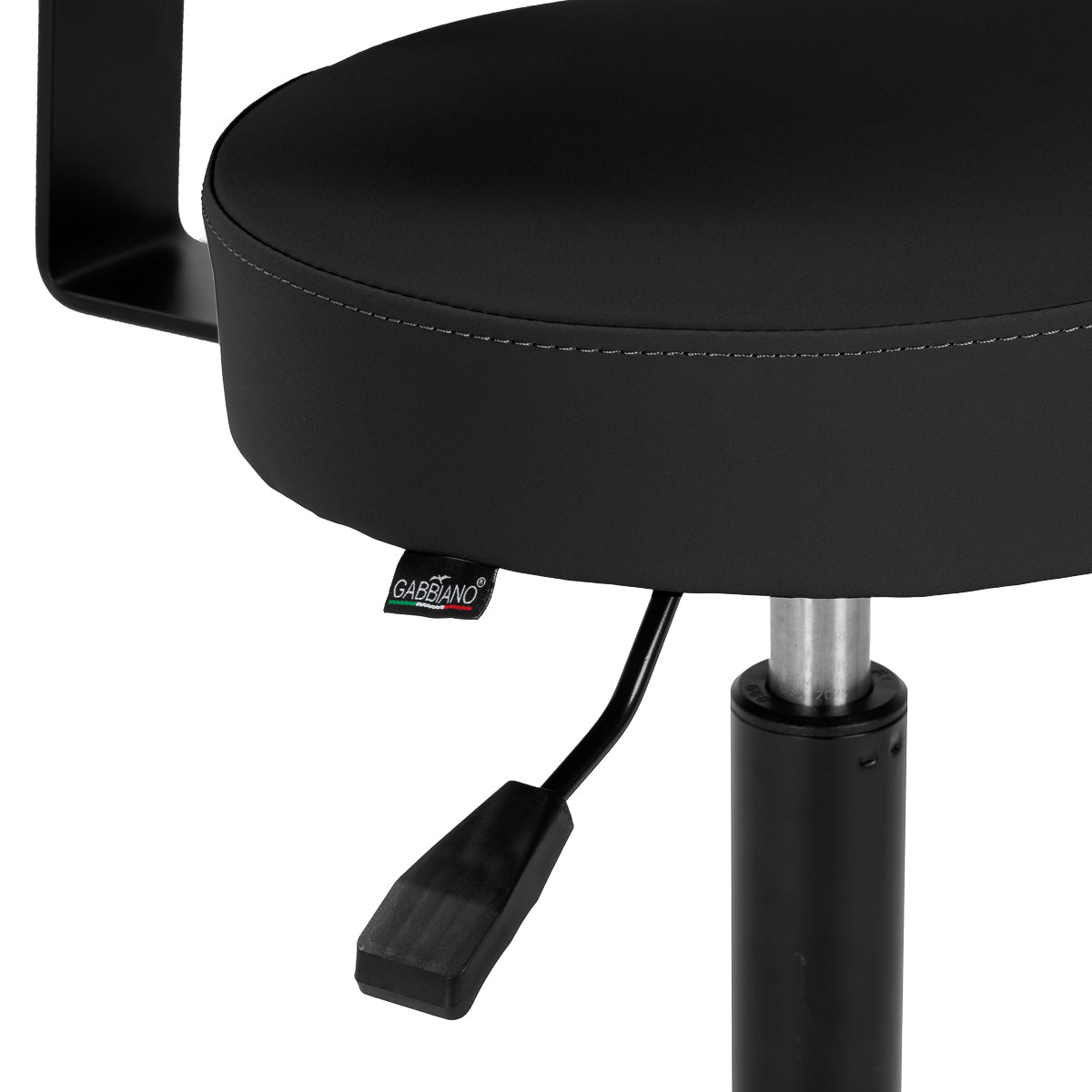 Gabbiano taboret fryzjerski D026 czarny