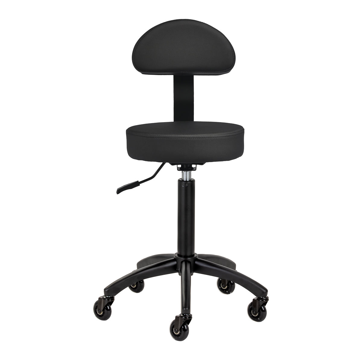 Gabbiano taboret fryzjerski D026 czarny