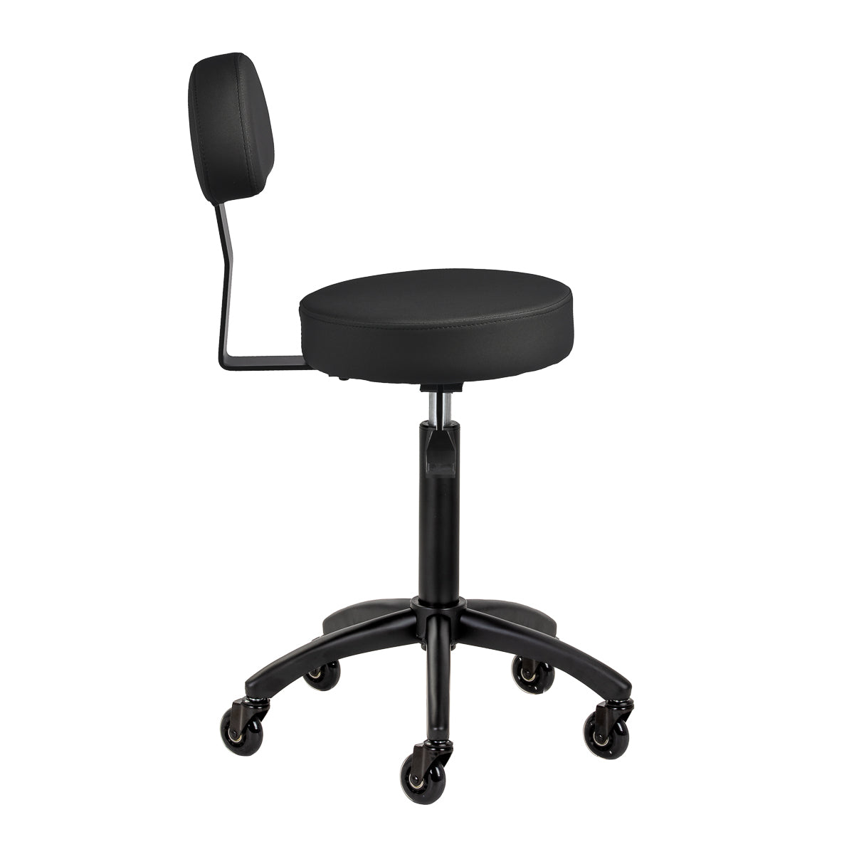 Gabbiano taboret fryzjerski D026 czarny