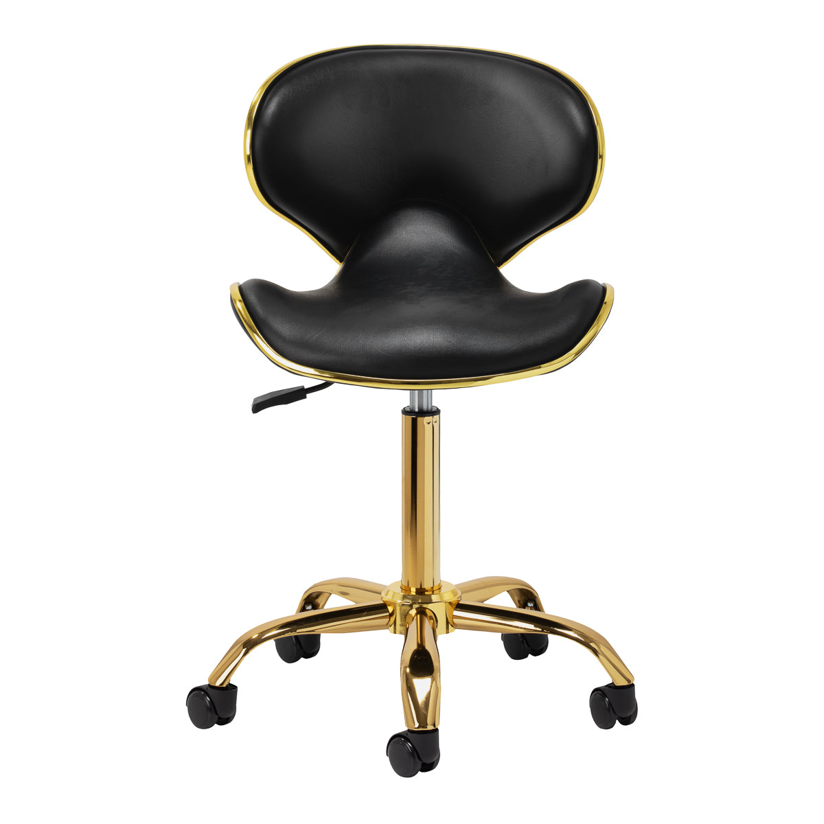 Gabbiano taboret kosmetyczny Q-4599G czarny V2