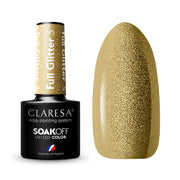 Claresa - Lakier hybrydowy FULL GLITTER 3 -5g