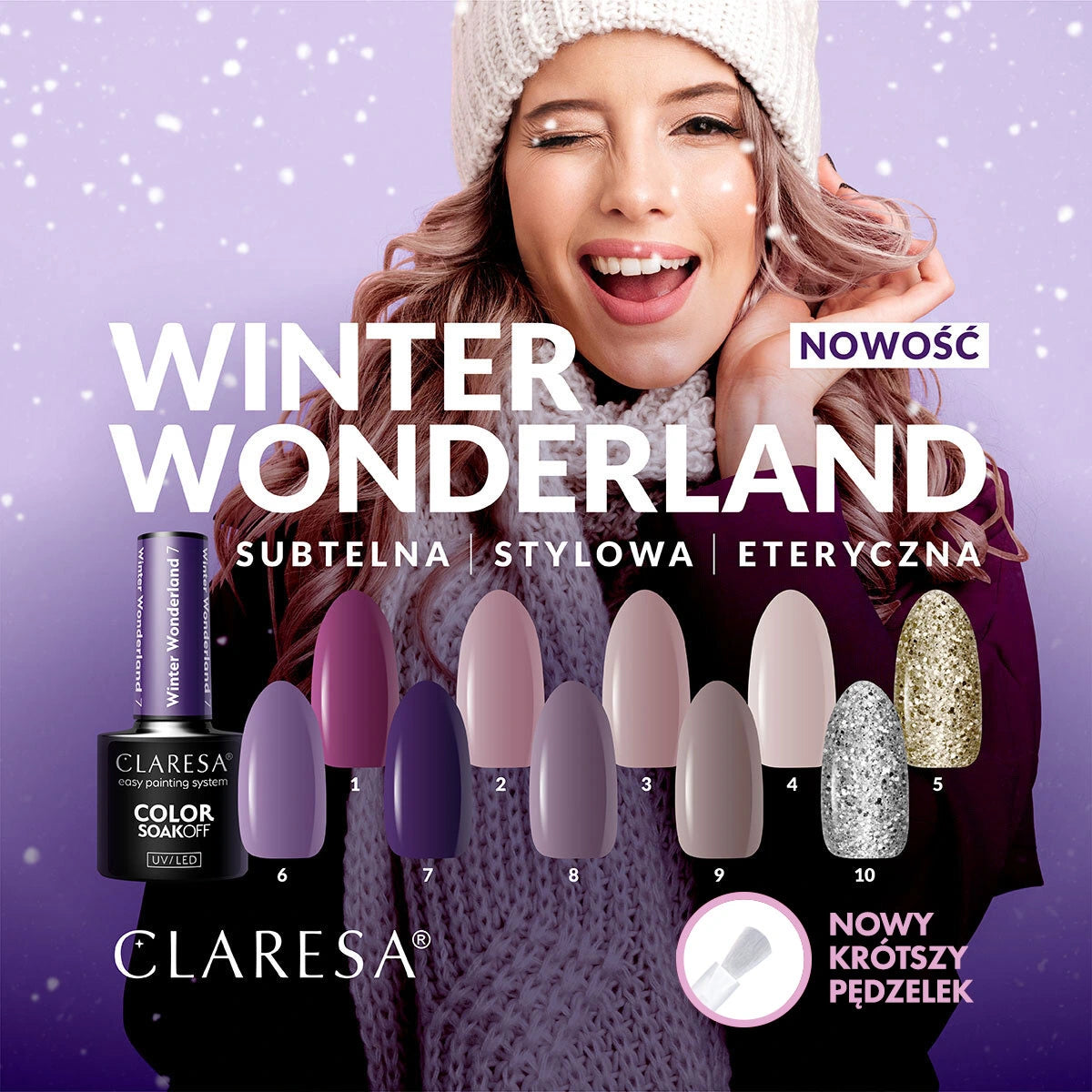 Claresa - Lakier hybrydowy WINTER WONDERLAND 3 -5g