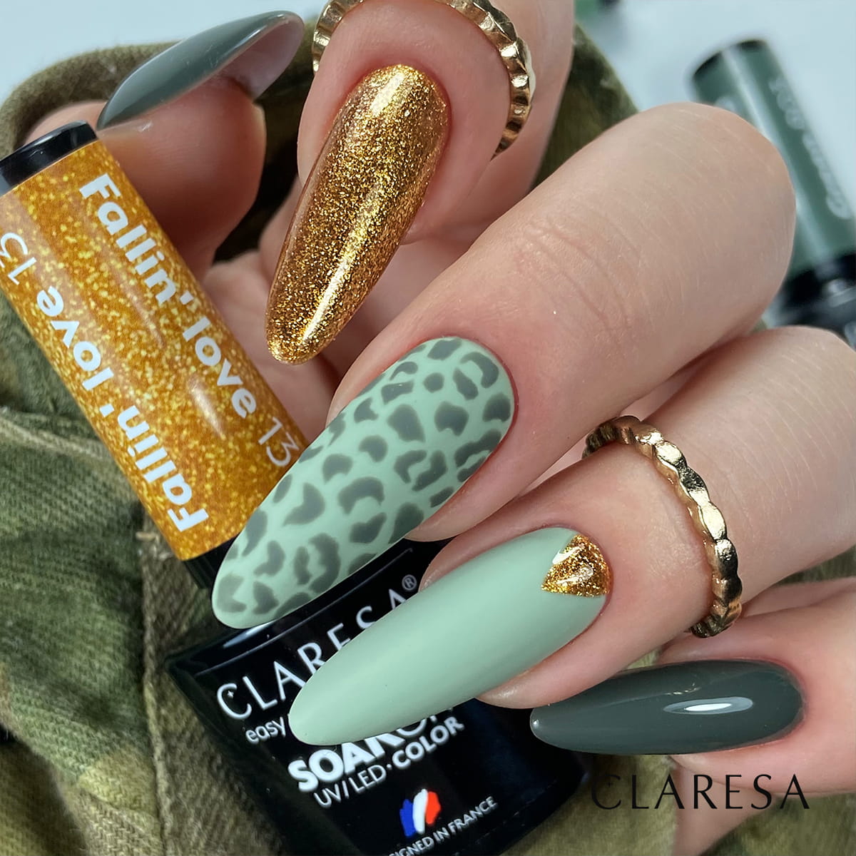 Claresa - Lakier hybrydowy GREEN 800 -5g