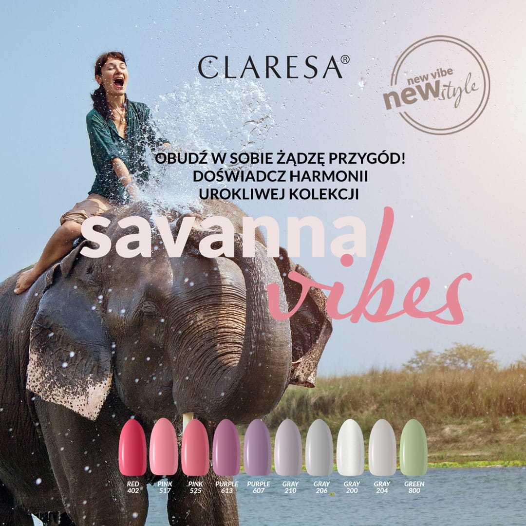 Claresa - Lakier hybrydowy GREEN 800 -5g