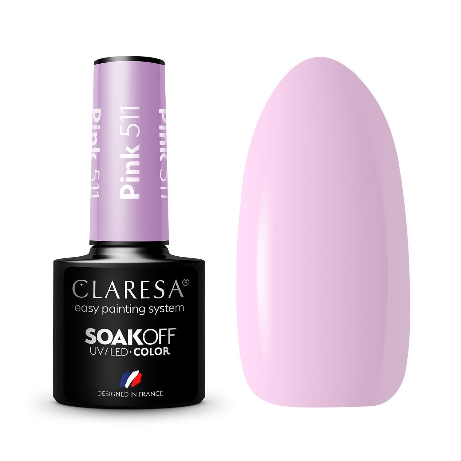 Claresa - Lakier hybrydowy PINK 511 -5g