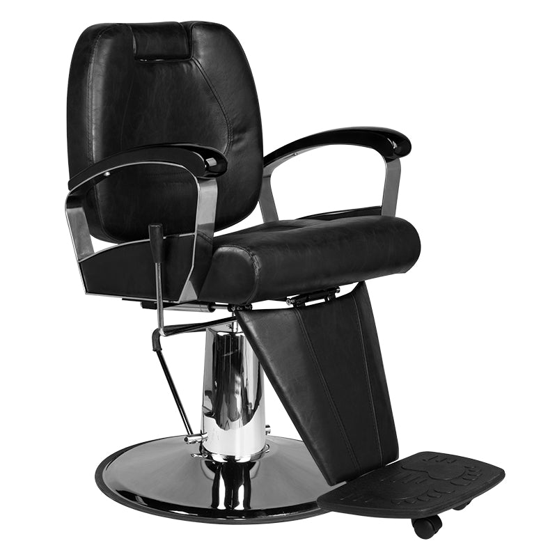 HAIR SYSTEM FOTEL BARBERSKI SM101 CZARNY