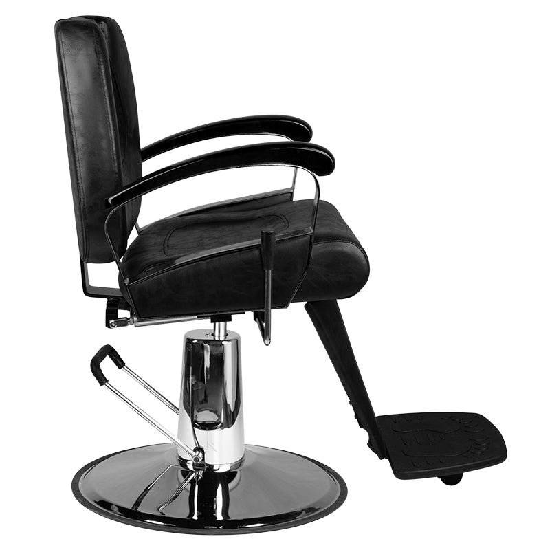 HAIR SYSTEM FOTEL BARBERSKI SM101 CZARNY