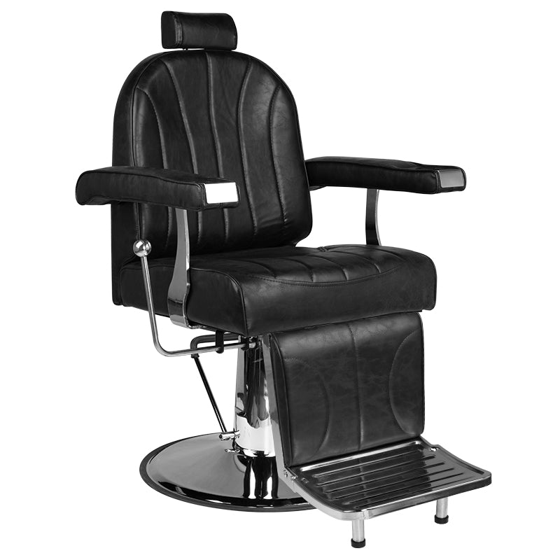 HAIR SYSTEM FOTEL BARBERSKI SM138 CZARNY