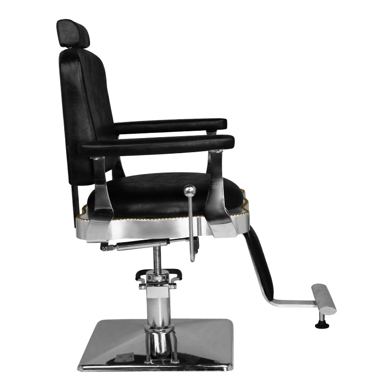 HAIR SYSTEM FOTEL BARBERSKI SM180 CZARNY
