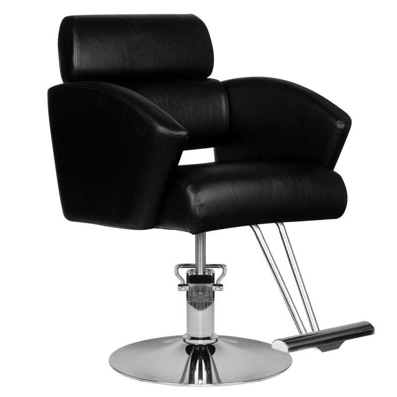 HAIR SYSTEM FOTEL FRYZJERSKI HS02 CZARNY