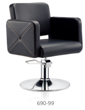 HAIR SYSTEM FOTEL FRYZJERSKI HS99 CZARNY
