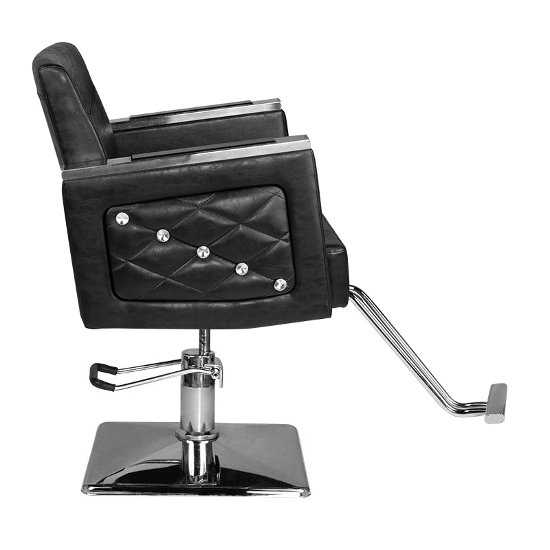 HAIR SYSTEM FOTEL FRYZJERSKI SM363 CZARNY