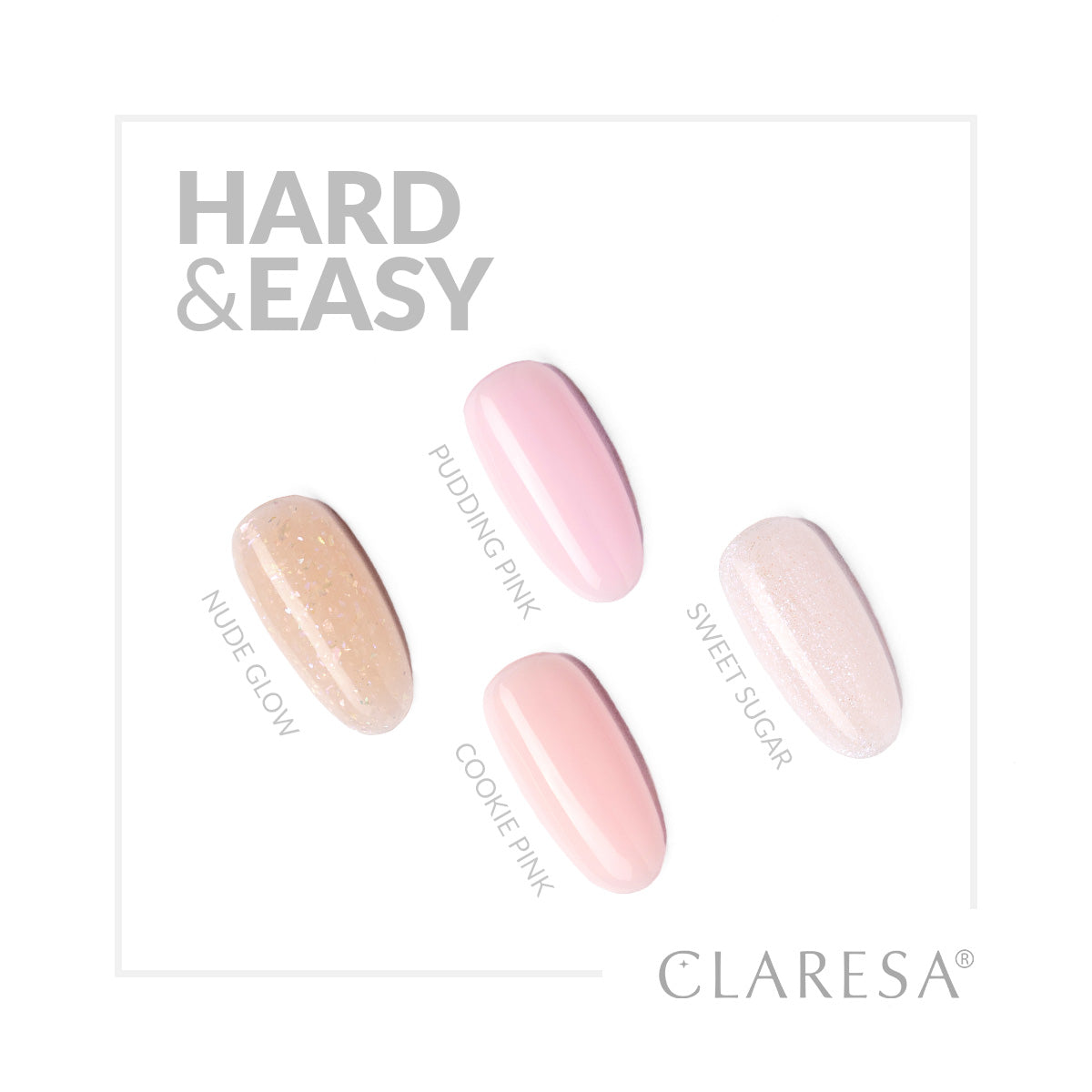 Claresa Żel Budujący Hard&Easy Builder Gel Sweet Sugar 45g