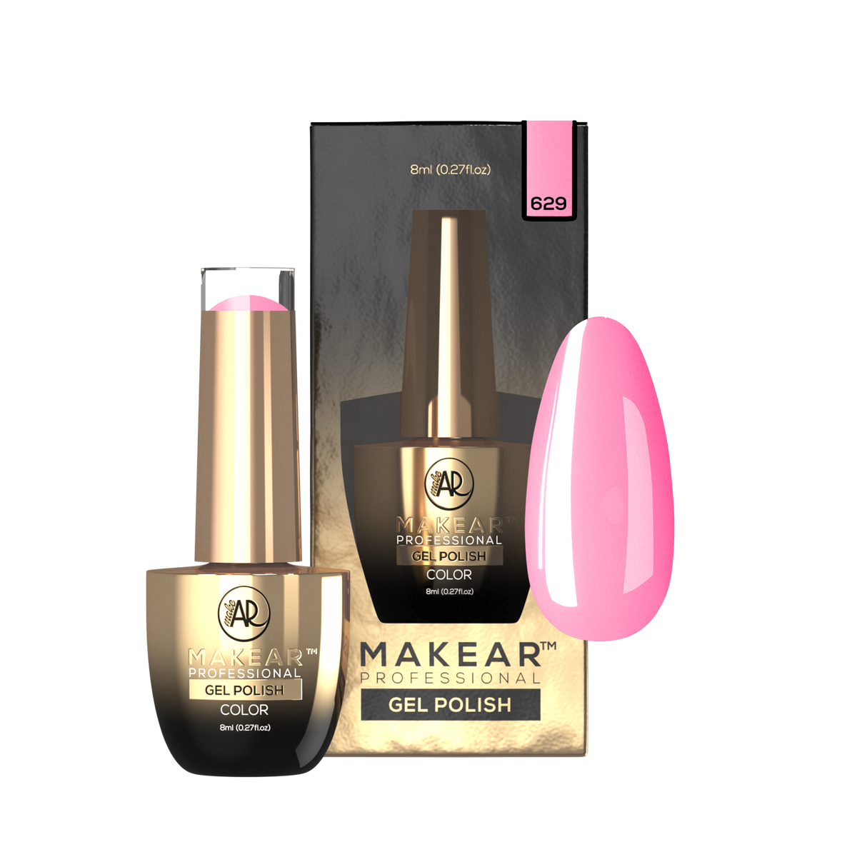 MAKEAR Makear Hybrid-Nagellack 629 Peony 8Ml — Inhaltsstoffe und Bewertung