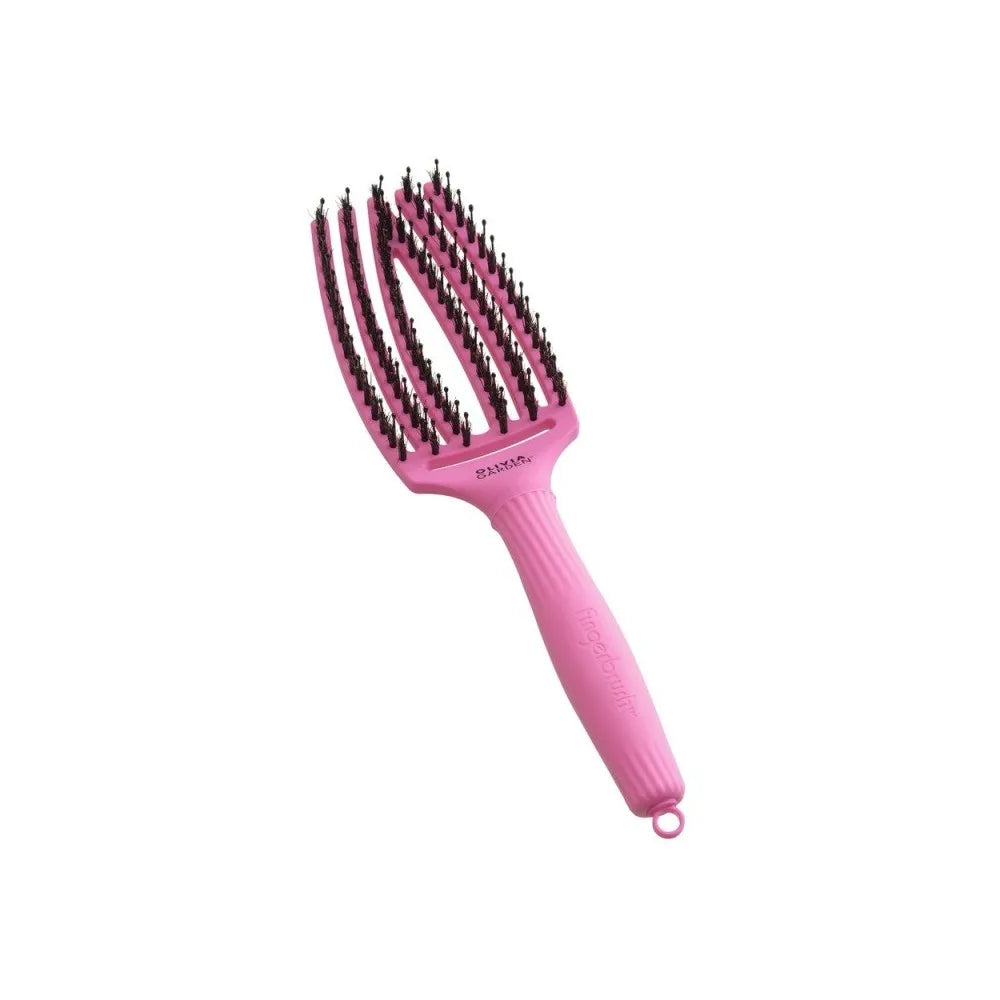 Olivia Garden Fingerbrush Szczotka Do Rozczesywania Fingerbrush "Róż Po Zdrowie" Bubble Pink