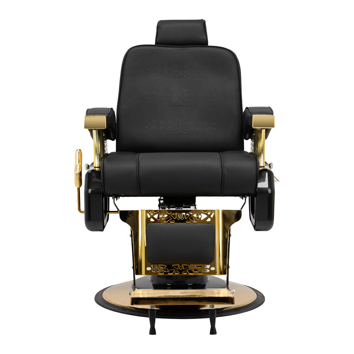 Hair System Fotel barberski MT-91 Złoto Czarny