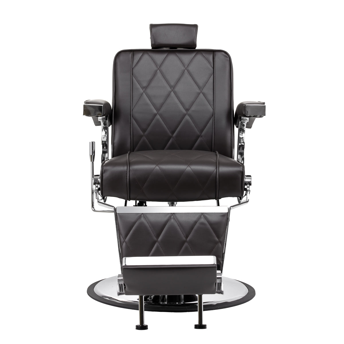 Hair System fotel barberski BM88066 brązowy