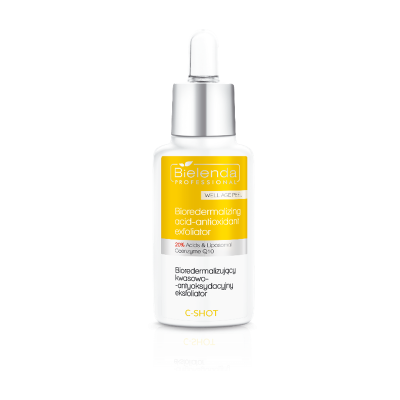 Bielenda C-Shot Bioredermalizujący Kwasowo-Antyoksydacyjny Eksfoliator 20% Well Age Peel, 30ml