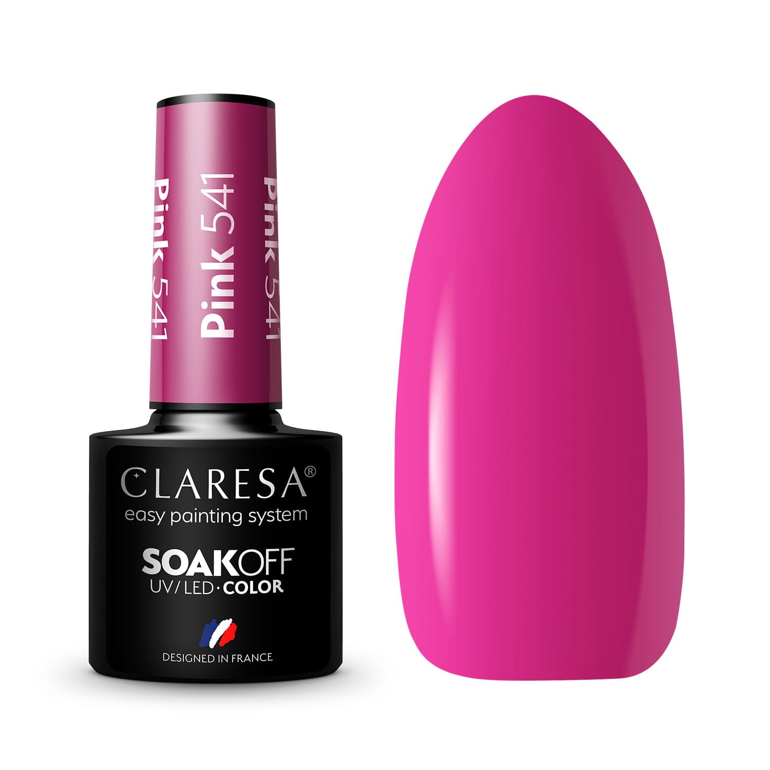 Claresa - Lakier hybrydowy PINK 541 -5g
