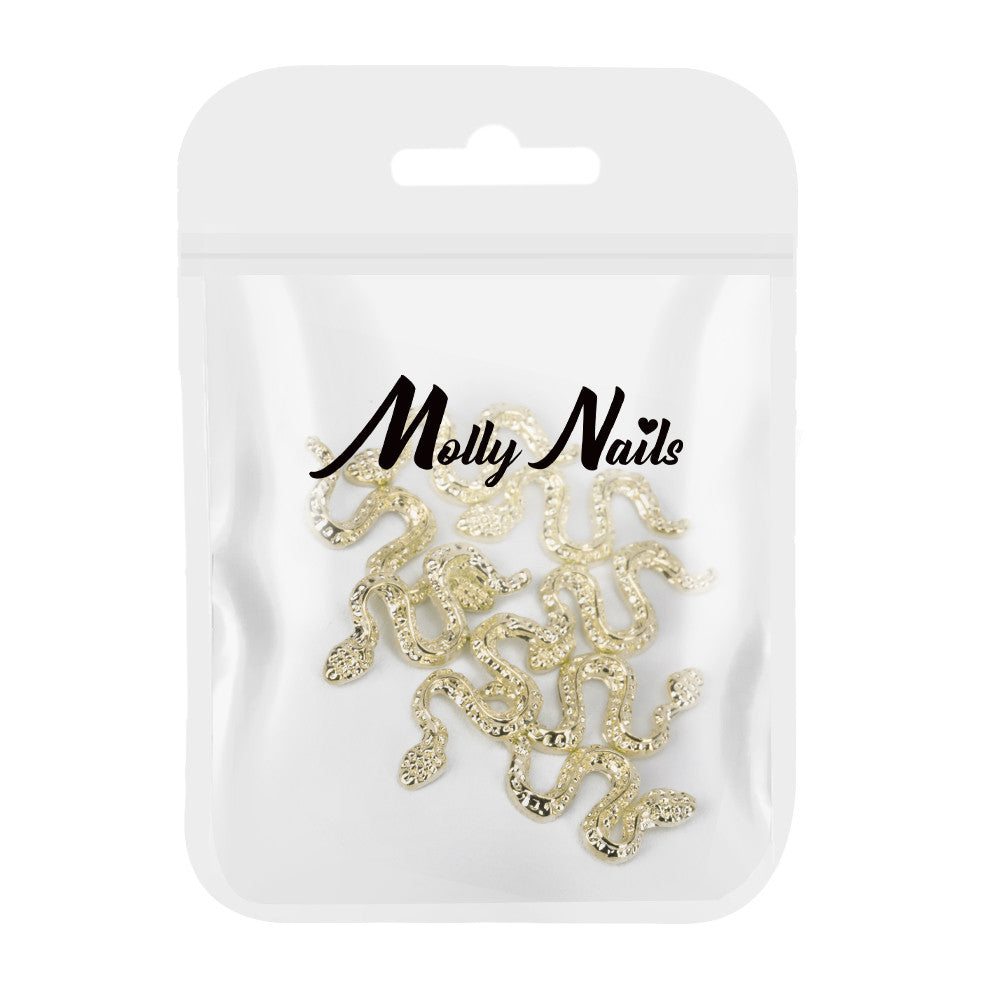 Molly Nails Ozdoby Do Paznokci Węże 3D SZ-153 10 Szt.