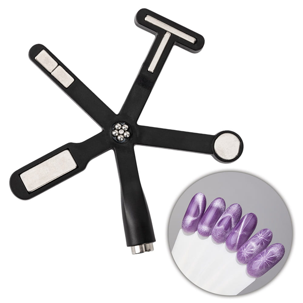 Magnetyzer Gwiazdka 6w1 Do Kociego Oka Cat Eye Czarny