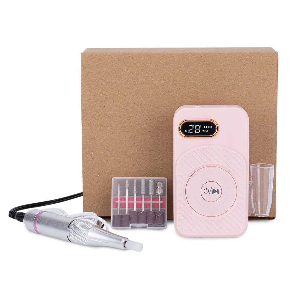 Frezarka Do Paznokci 50W Do Manicure Pedicure Różowa 110 45 000 Obrotów