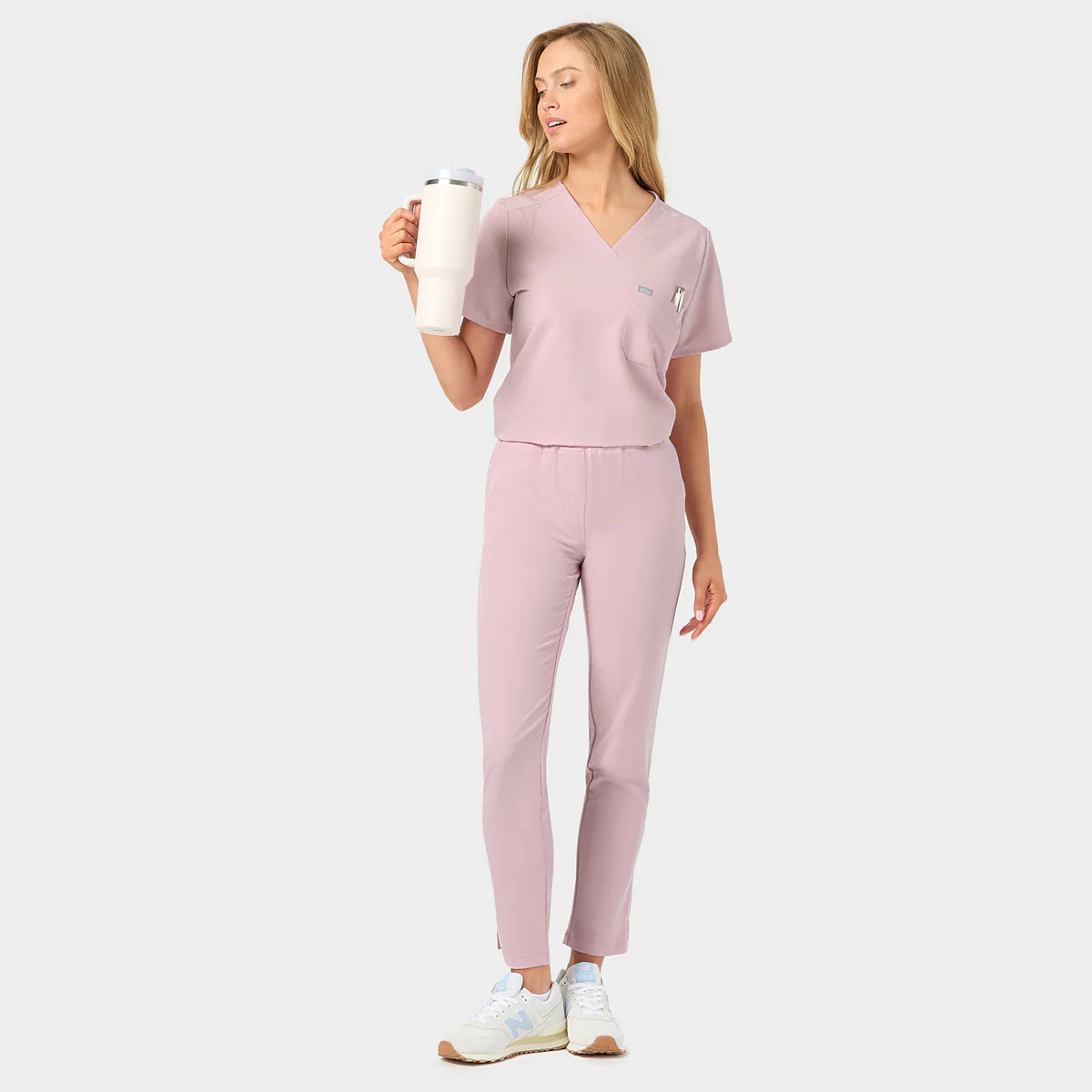Vena Bluza Medyczna Aria - Pastel Pink