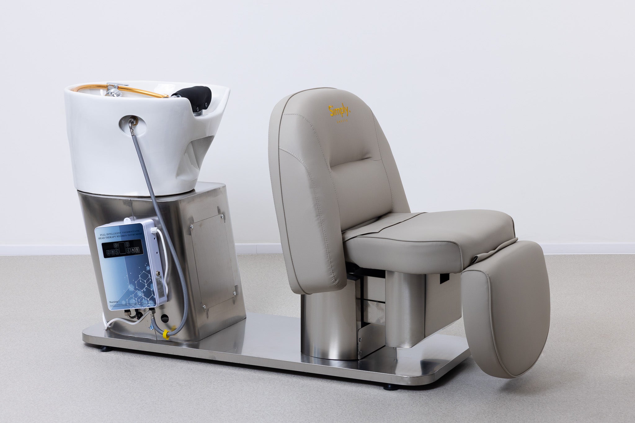 Simply Beauty Simply Head Spa Japan Mobilny Salon Fryzjerski Grey Beige