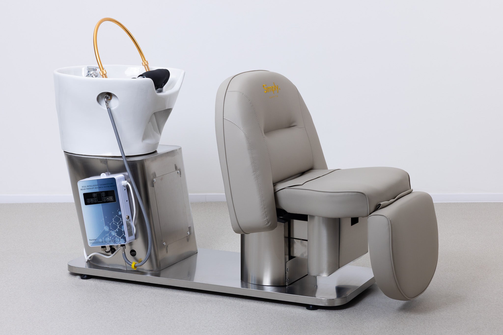 Simply Beauty Simply Head Spa Japan Mobilny Salon Fryzjerski Grey Beige